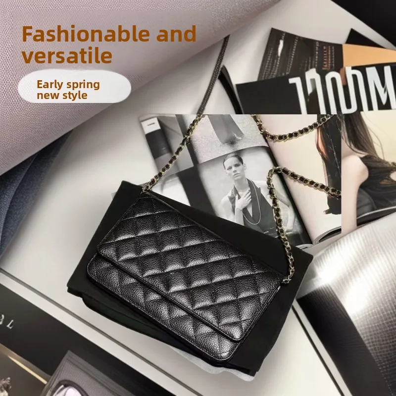 

New Fashion Wealth Bag Single Shoulder Crossbody Bag Envelope Bag Fashion Women's Bag Diamond Grid Chain Bag
