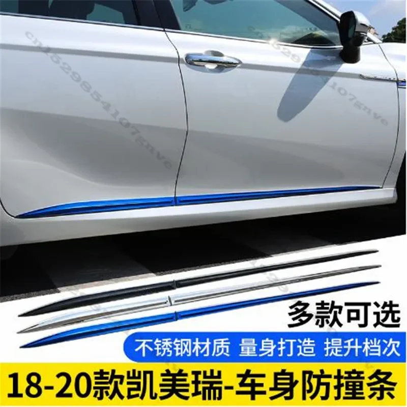 

Car styling stainless steel Chrome body side moldings side door decoration For Toyota Camry 2018-2020 Styling Accessories