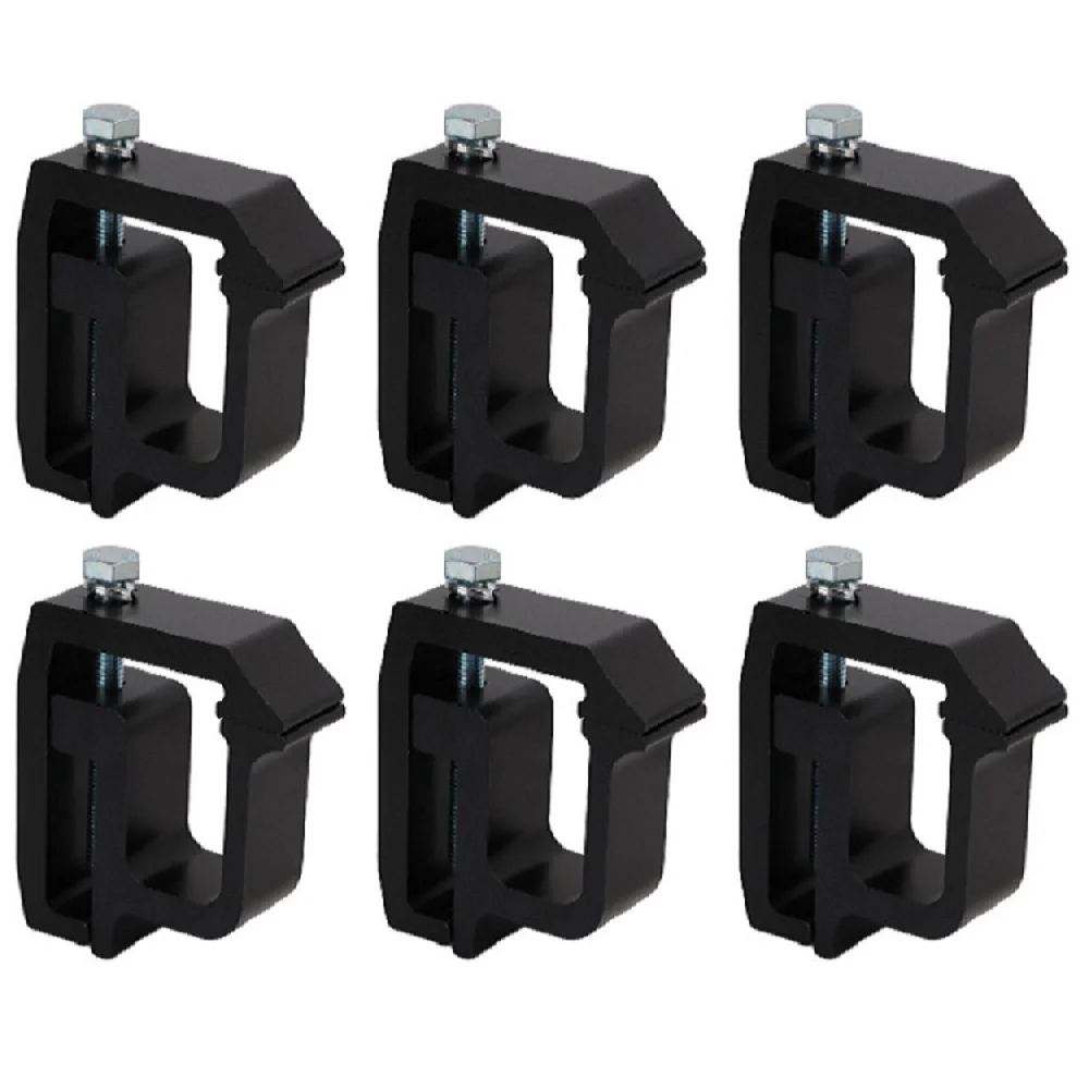 

6PCS Truck Cap Topper Camper Shell Mounting Clamps Heavy Duty For Chevy Silverado Sierra/Dodge Dakota Ram Titan Tundra