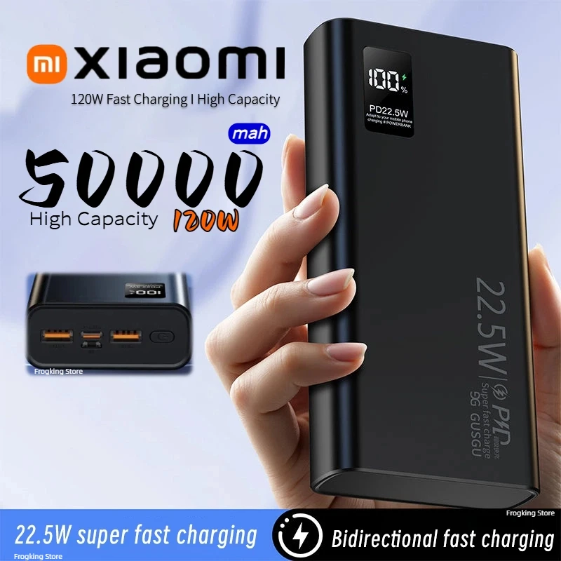 VIVO 120 Вт Power Bank 50000 мАч Высокая емкость Быстрая зарядка Портативное зарядное устройство для iPhone Samsung Huawei Hot VIVO 120 Вт Power Bank 50000 мАч Высокая емкость Быстрая зарядка Портативное зарядное устройство для iPhone Samsung Huawei Hot