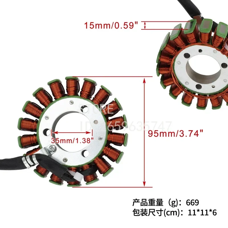 Stator Coil for Sawtooth 200 Motorcycle ATV UTV