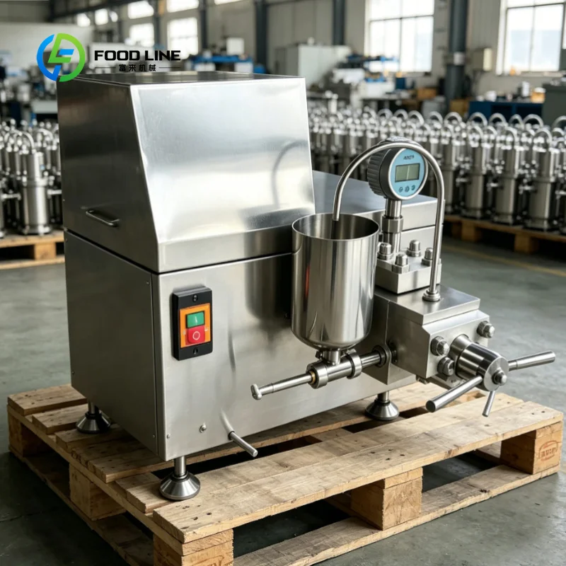 Customized High Shear Ultrasonic Homogenizer Liquid Emulsifier Machine for Milk Cosmetic Pharmaceutical Lab Mixing Dispersing