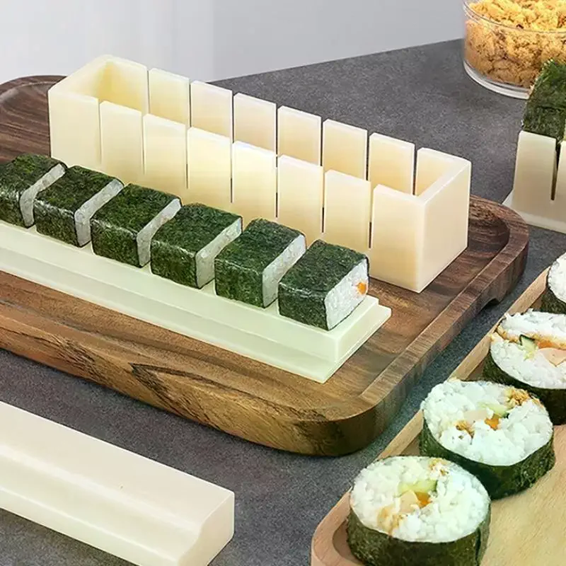 Complete Sushi Making Kit With Various Shape Molds And Sushi Knife Perfect For Home DIY Sushi Party Cooking Lovers