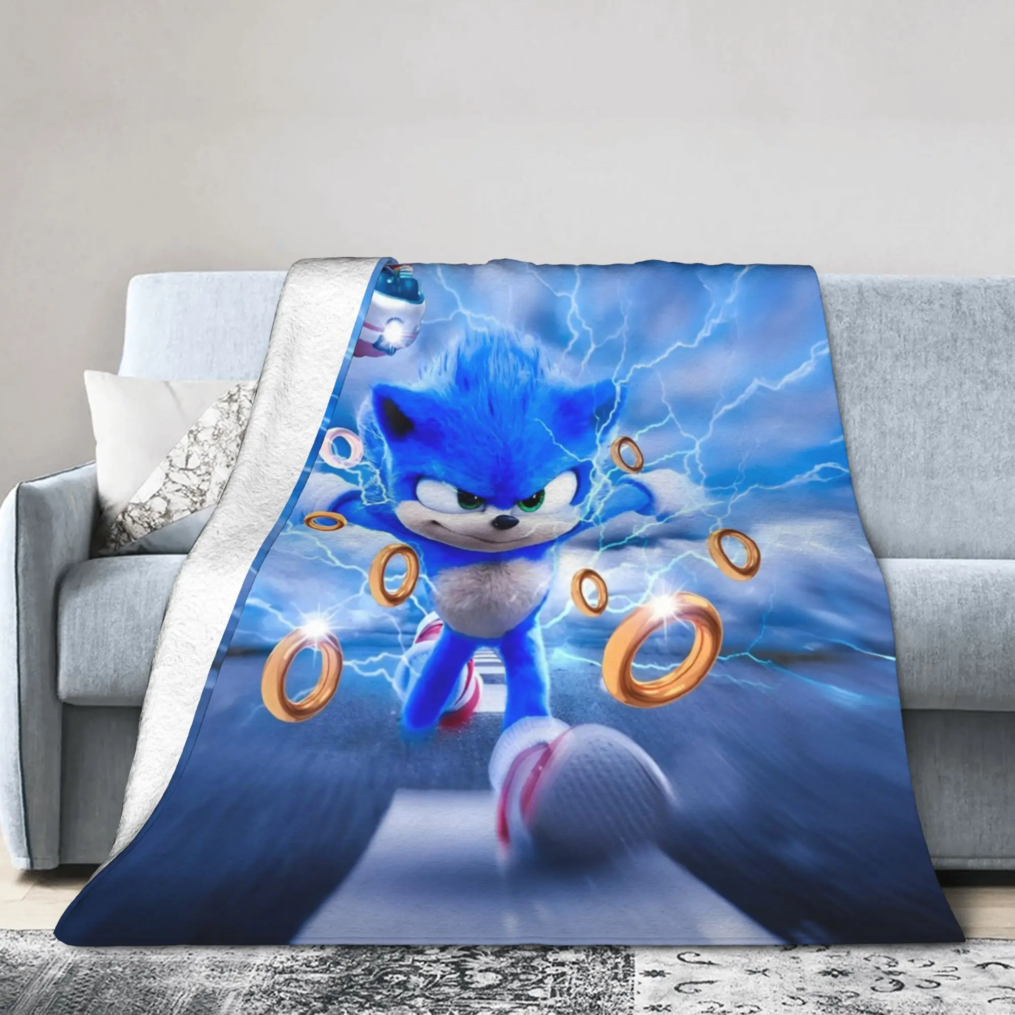 S-Sonics The H-Hedgehogs Blankets Fleece  Winter Portable Super Soft Throw Blankets for Home Office Bedspreads