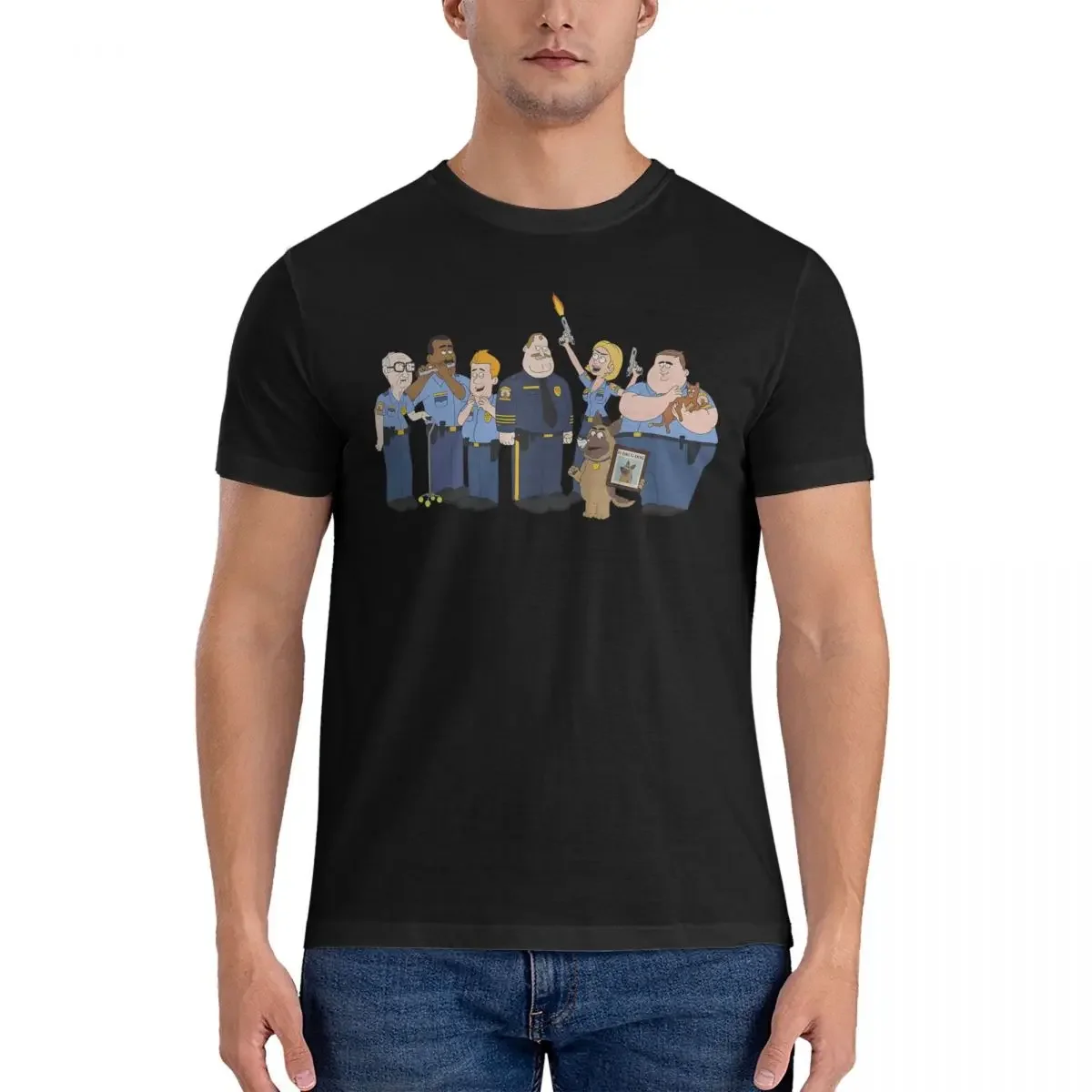 Vriend Heren T-Shirt P-Paradijs Pd Humoristisch T-Shirt Met Korte Mouwen T-Shirt Met Ronde Hals 100% Katoenen Klassieke Kleding