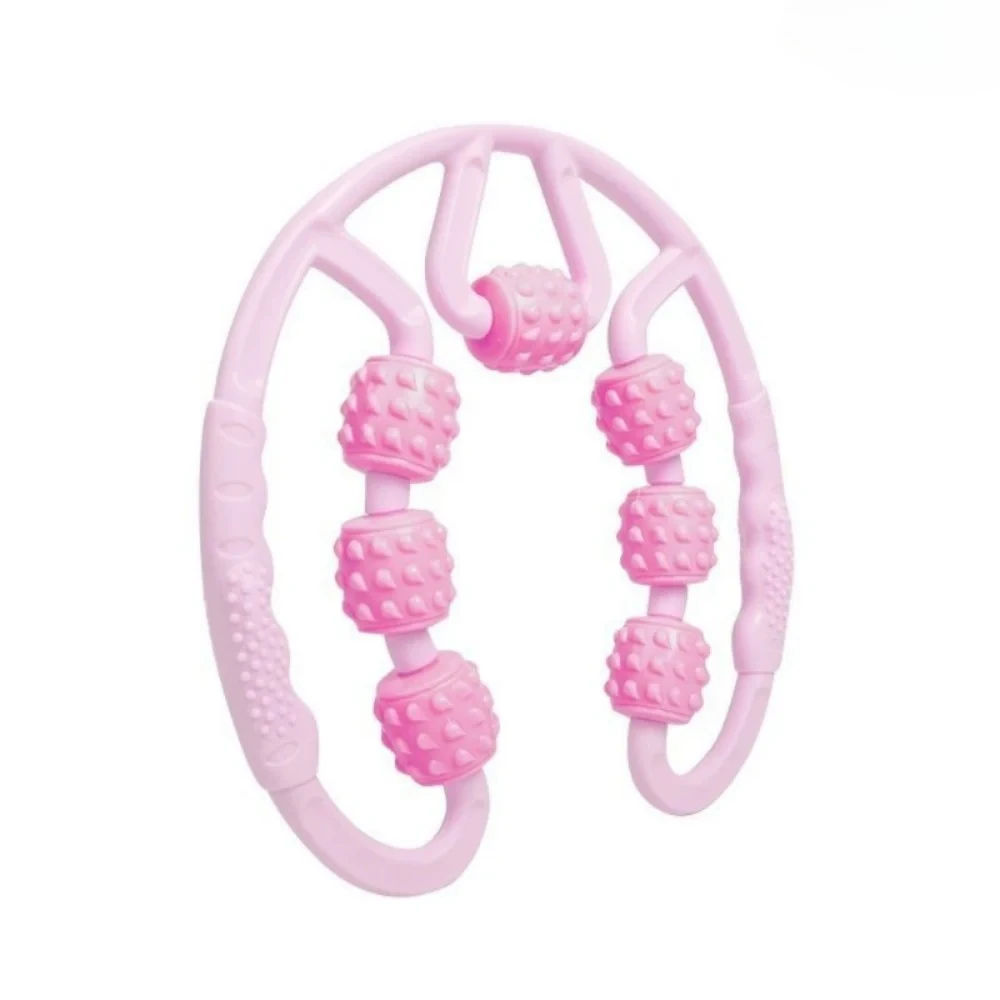Muscle Relaxation Roller U-shaped Pilates Massage Roller Anti-cellulite Massager Body Leg Slimming Roller Yoga Training Device