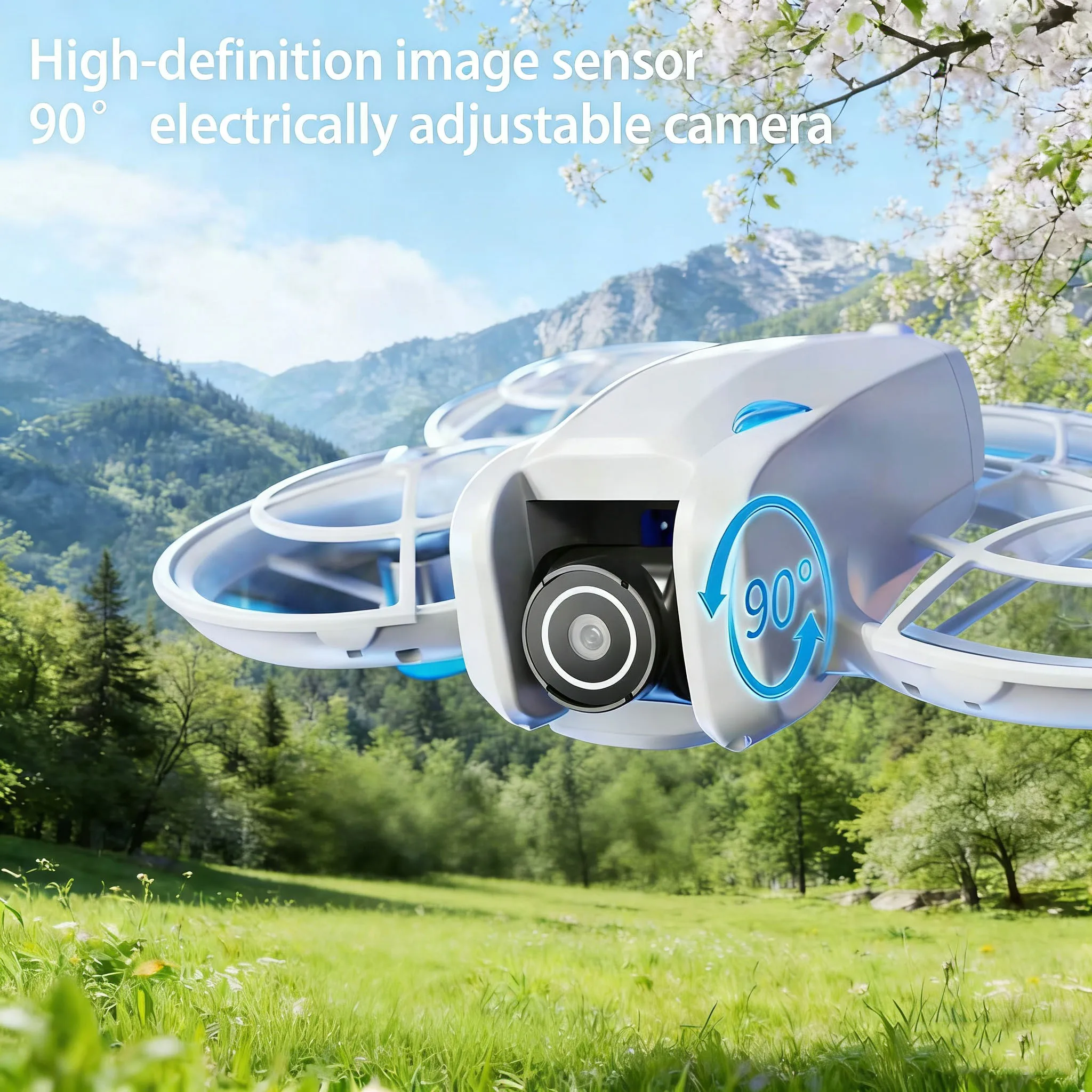 L105 Drone with Screen Control 4k HD Dual Camera Brushless Quadcopter Obstacle Avoidance Aerial Photography Aircraft UAV