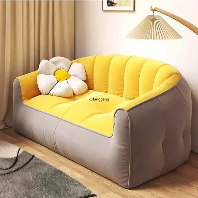 

Lazy Sofa Bedroom Room, Tatami Small Apartment, Set Living Room Furniture Lounge Chair, Balcony Small Sofa Bean Bag Sofa