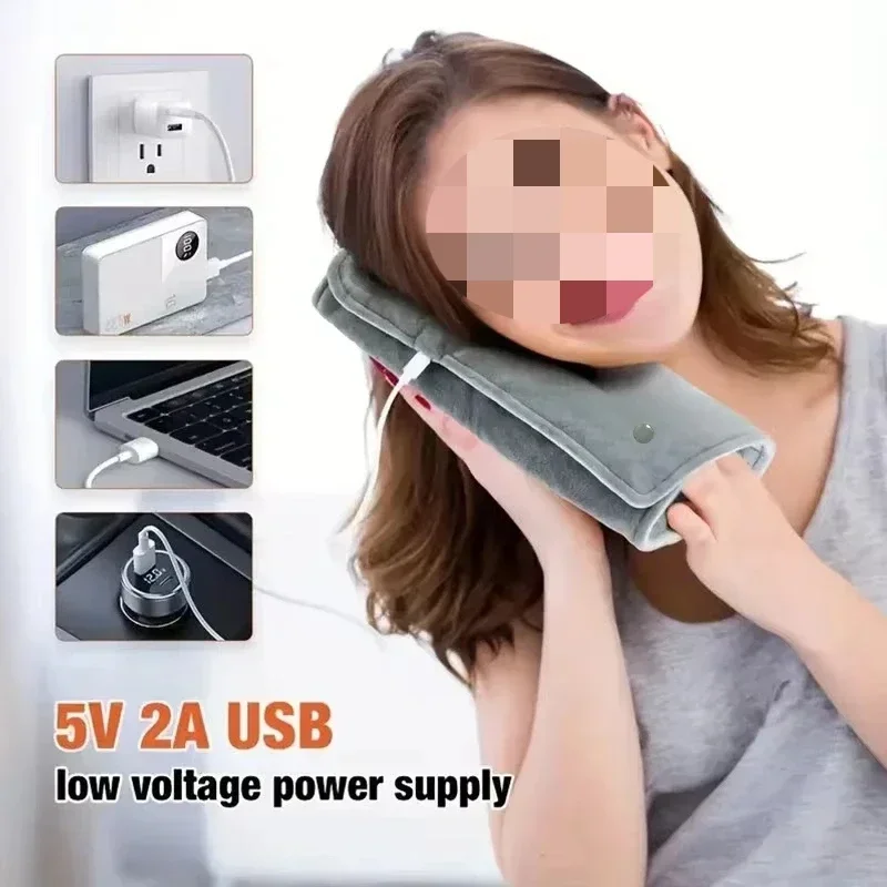 Hot Graphene Quick Heating Warming Pad with Adjustable Temperature and Timing USB Power Supply Office and Home Warming Handbags