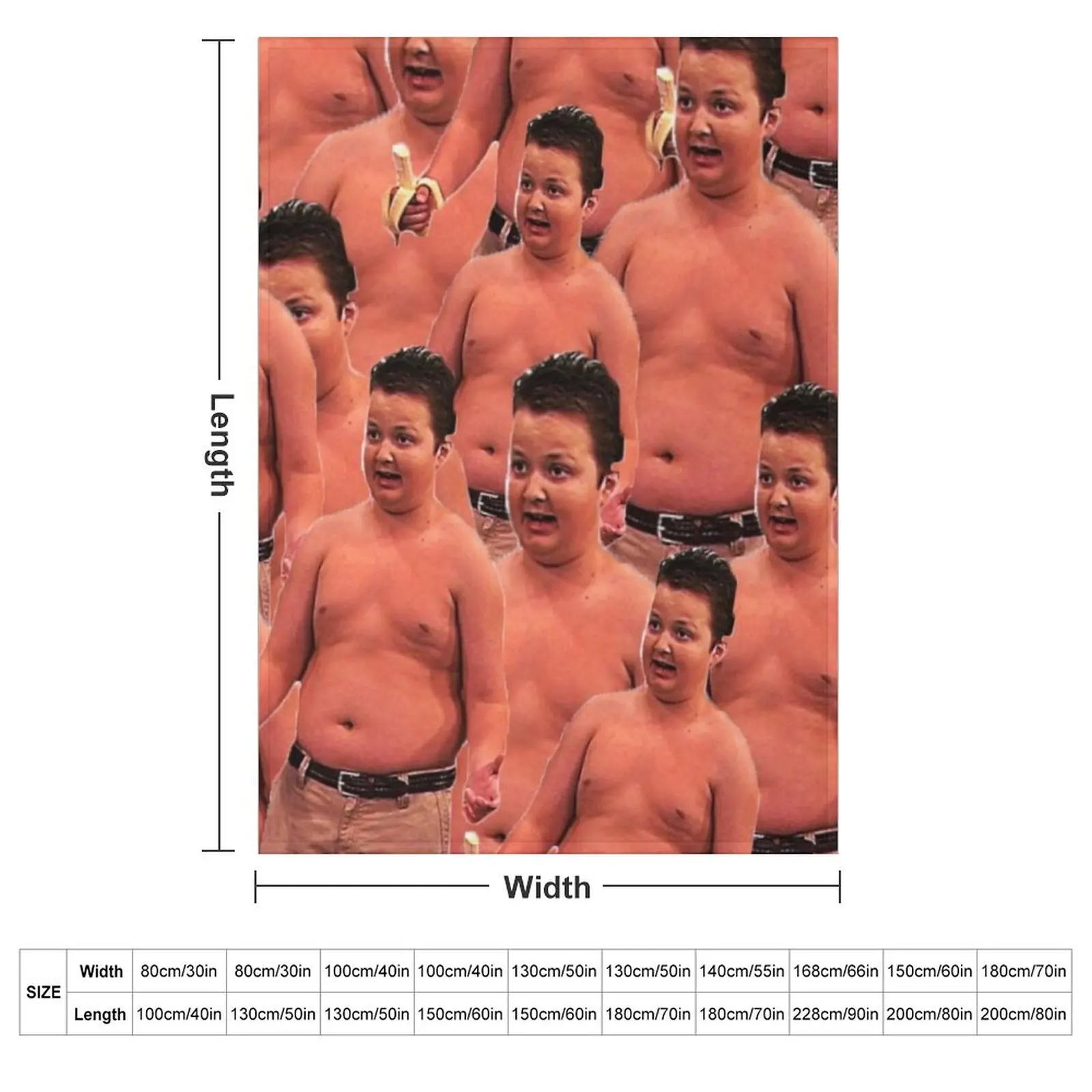 Gibby from iCarly Throw Blanket couch cozy soft plush fuzzy picnic outdoor blanket