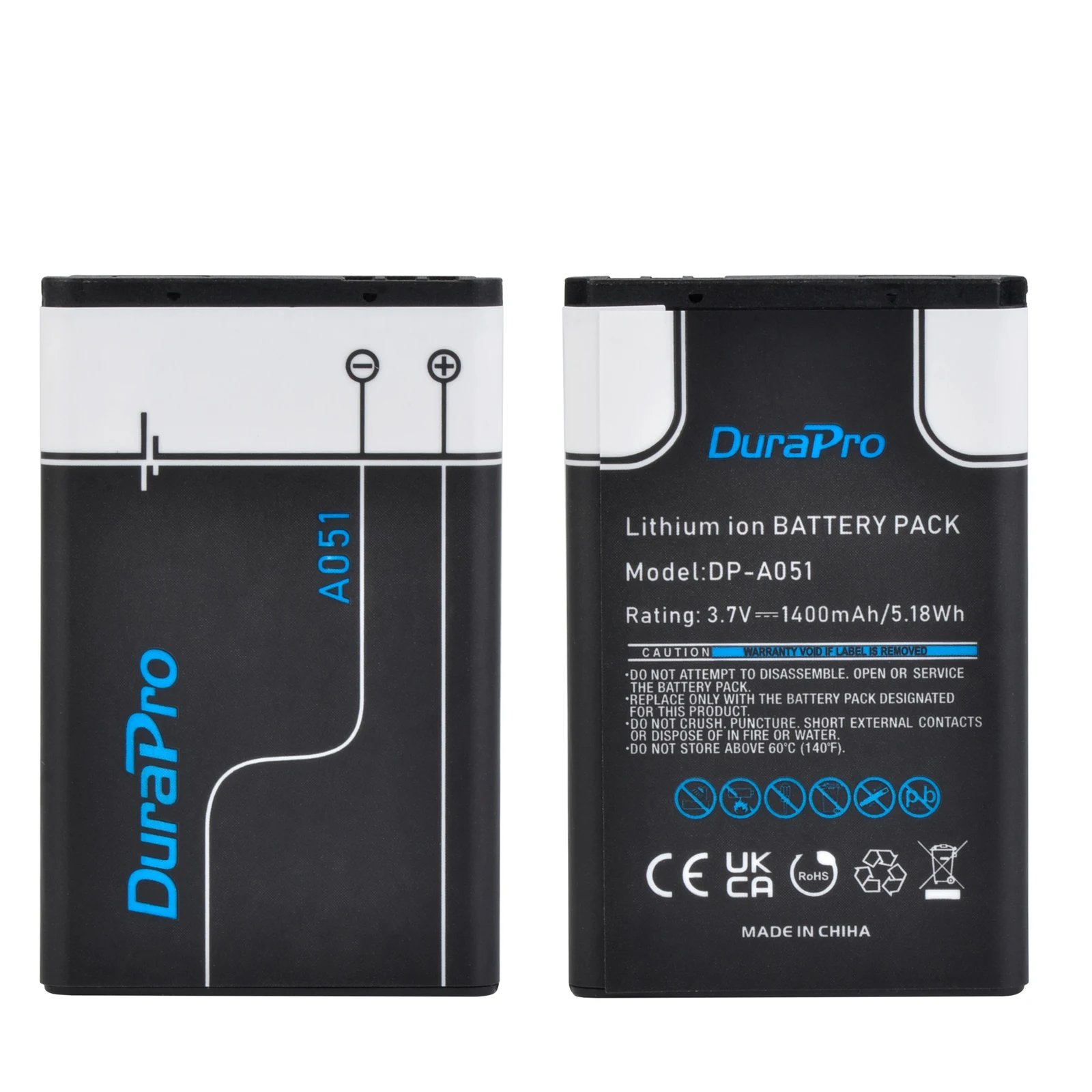 Batería de iones de litio de 1400mah para SNOM M65 T-COM Sinus A806 TELEFUNKEN FHD 170/5 TELEKOM A806 A051 10000058 DP-A051