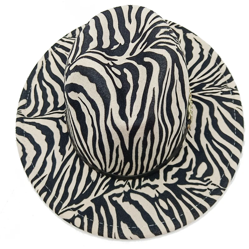 Hip-hop fedora hat zebra pattern LOVE accessories jazz hat lovers hat stage unisex autumn and winter hat шапка женская