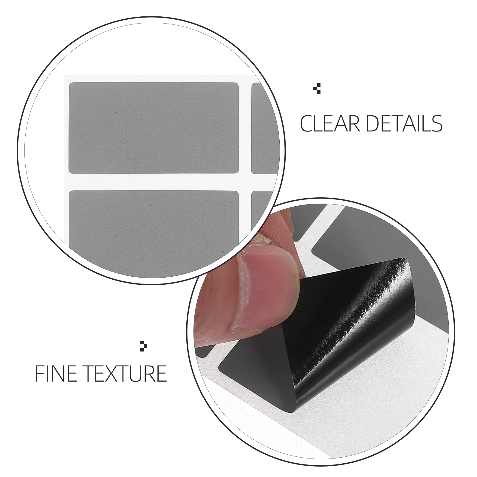 200Pcs DIY Scratch Off Stickers Self Adhesive Peel and Stick Labels for Party Games Prizes Scratch Off Stickers