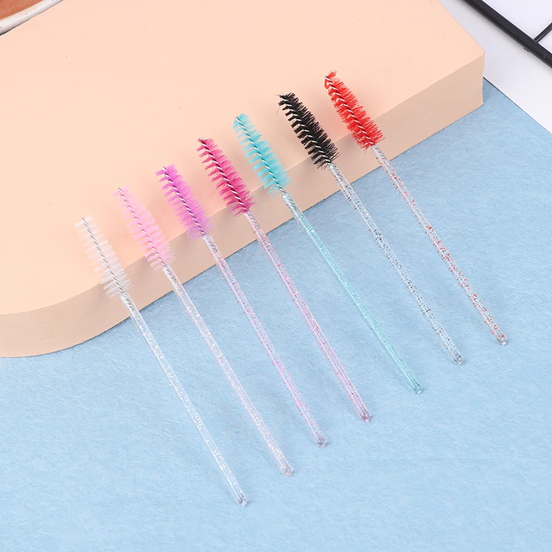 50PCS Disposable Cotton Swab Eyelash Brushes Individual Eyelashes Microbrush Lash Removing Lash Extension Accessories