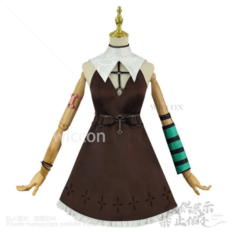 Anime Vtuber Holo Live Aza Airi Cos Costume Abito carino Lolita Cappotto con borsa Parrucche Ragazze Donna Festa di Halloween Personalizzato