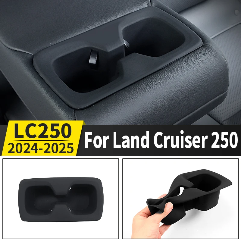 

Для Тойота Ленд Крузер 250 2024 2025 Прадо LC250 1958 Первое издание FJ250 Второй ряд Чашка Воды Пушка геля кремнезема,Модернизированный Принадлежности For Toyota Land Cruiser 250 Интерьер Модификация Тюнинг