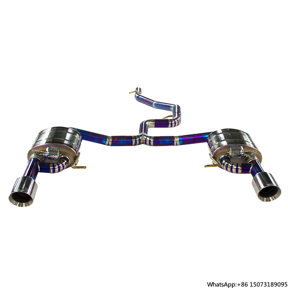 

High Performance Titanium Y Pipe Exhaust Muffler for R36 3.6 Auto Engine Catback with Clamp Name Auto Performance