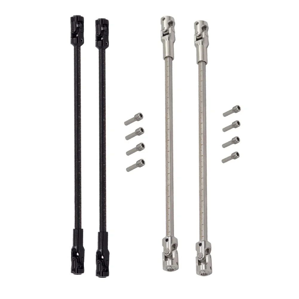 

1/2pcs Transmission Shafts Stainless Steel Drive Shaft For 110 LCG RC Crawlers Replacement Parts Hand Tool Accessories