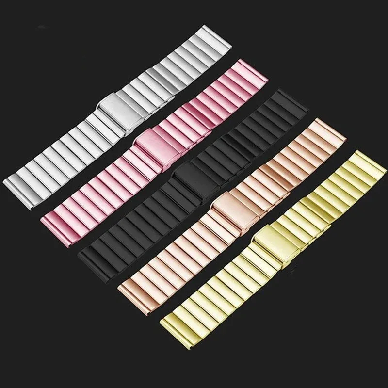 20 mm 22 mm Metallarmband für Samsung Galaxy Watch 7/6/5/4 40 mm 44 mm 4 6 klassisches Edelstahlband Armband Huawei GT4 GT3 GT2E