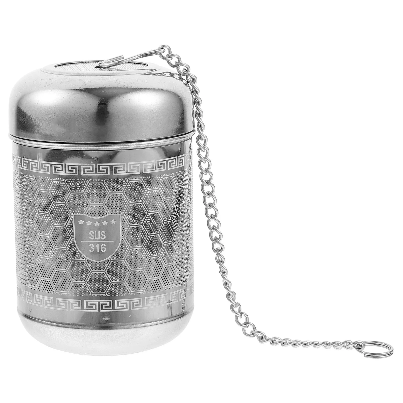 

Stainless Steel Tea Strainer Ball Dense Hole Design Tea Infuser for Home Office Reusable Kitchen Accessories