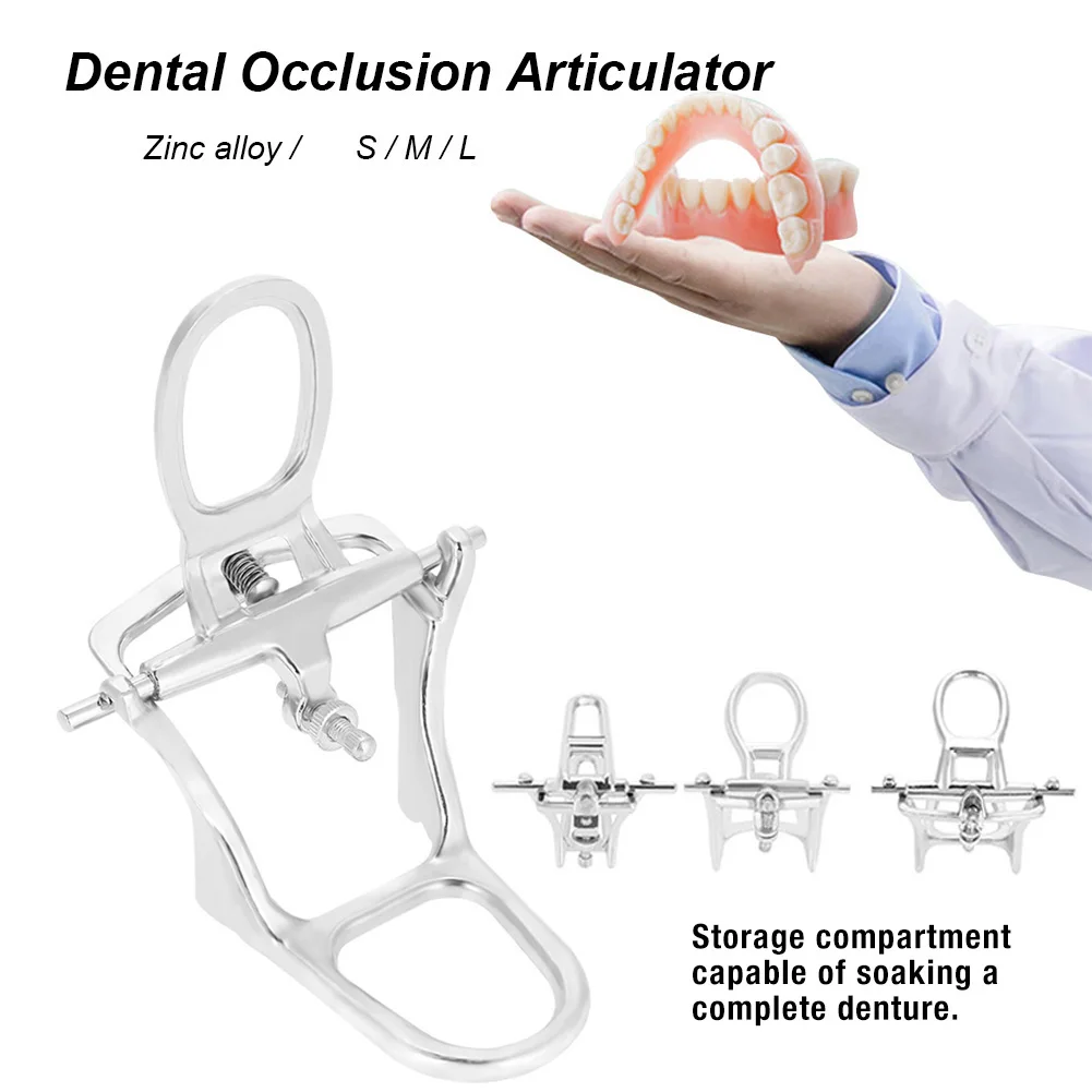 3 Sizes Universal Dental Lab Articulator Occlusal Device Zinc Alloy Jaw Frame Adjustable Dentistry Restoration Mechanical Tools