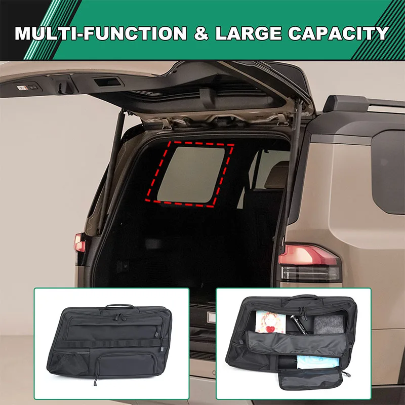 For Lexus GX 2024 car styling trunk side window bag multi-function tool storage bag car interior Cargo Storage Bag Accessories