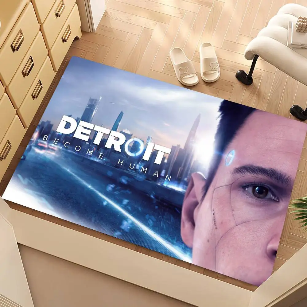 Detroit Become Human Floor Mat Suitable For Living Room Kitchen Bathroom Non-slip Mat Household Foot Mat