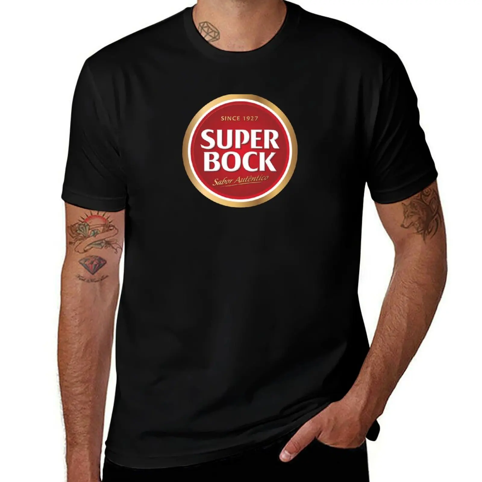 

Футболка с логотипом Super Bock с 1927 года, мужская роскошная мужская футболка, летние футболки для мужчин, хлопковая мягкая футболка