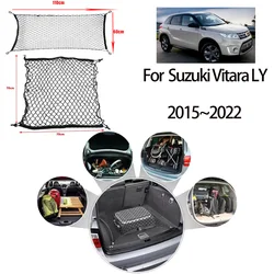 Car Mesh Cargo Net Holder for Suzuki Vitara LY 2015~2022 Trunk Auto Elastic Organizer Storage Accessories 2016 2017 2018 2019