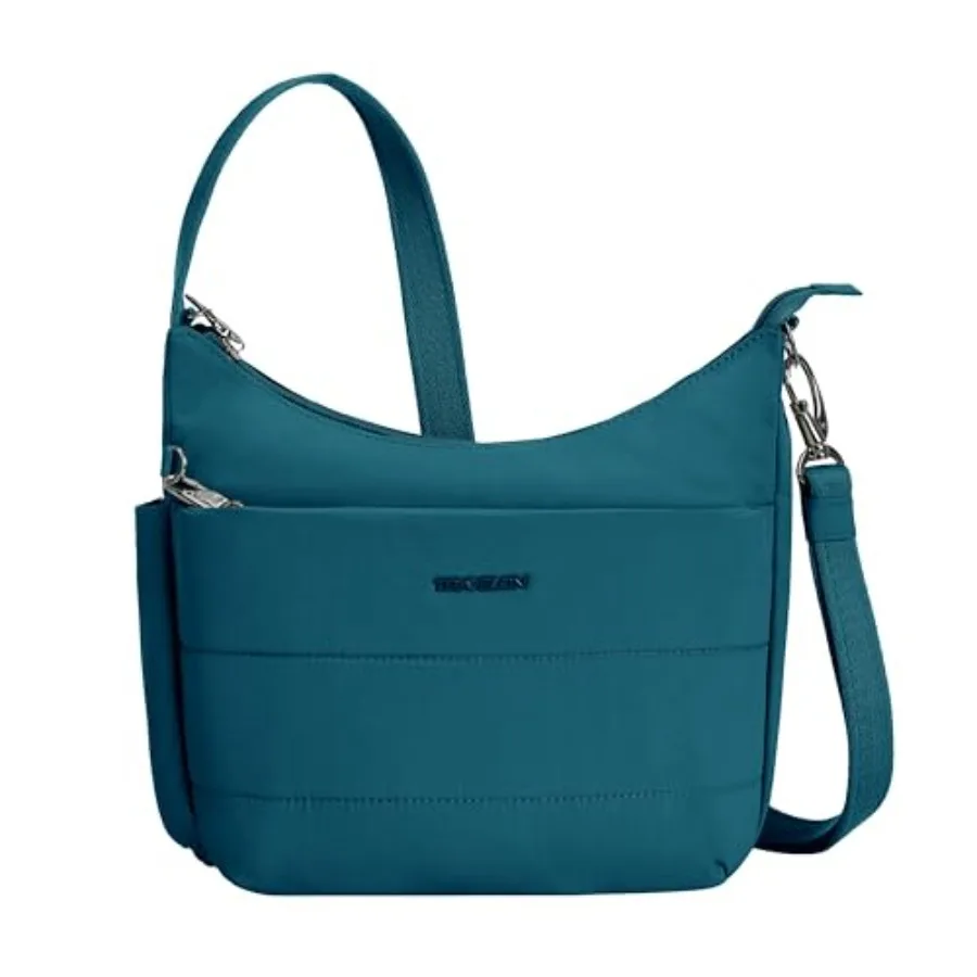 

Anti-theft Roam Medium Crossbody for daily urban use, premium nylon fabric, sleek black finish, lightweight and secure with hid