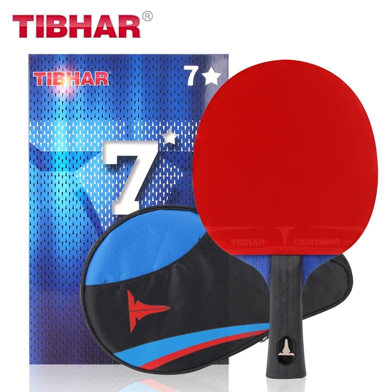 Tibhar Pro Table Tennis Racket Blade Rubber Pimples-in Ping Pong Rackets High-quality With Bag 6/7/8/9 Stars