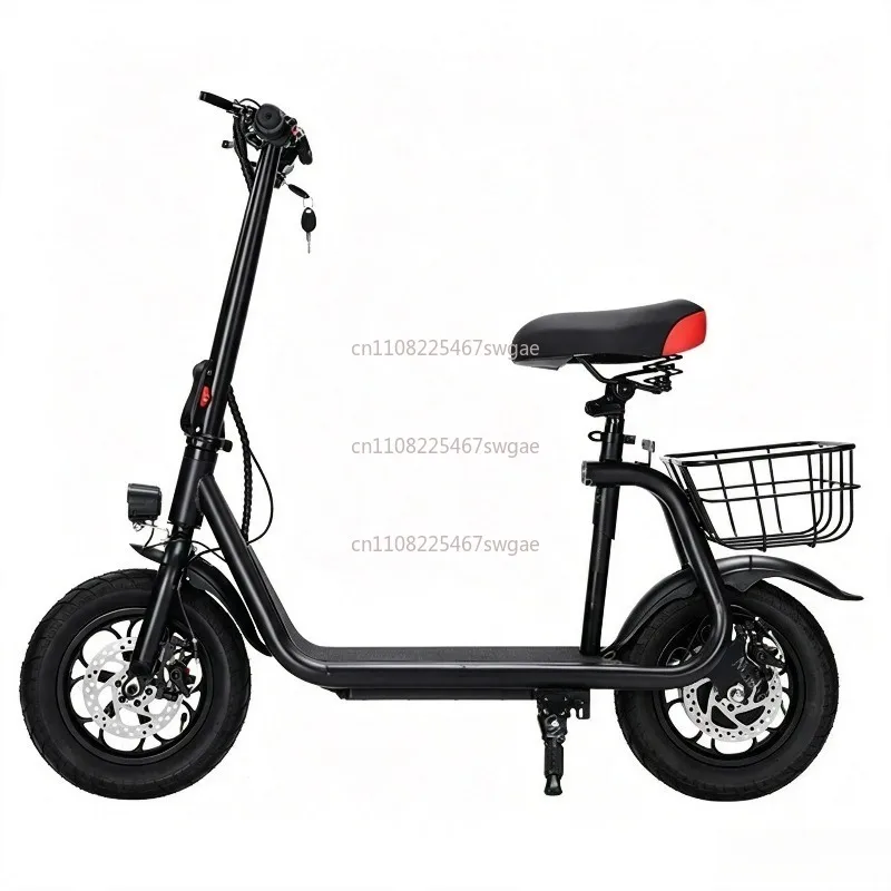 Pedal Bicycle, Convenient and Fast Shopping, Electric Grocery Shopping Cart, Folding Scooter