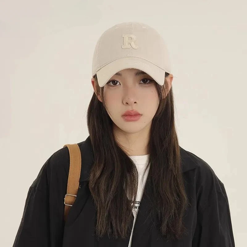 

Large Size Duck Tongue Hat men's Summer Big Head Circumference Deepening Baseball Cap Women Sunscreen Shade Letter