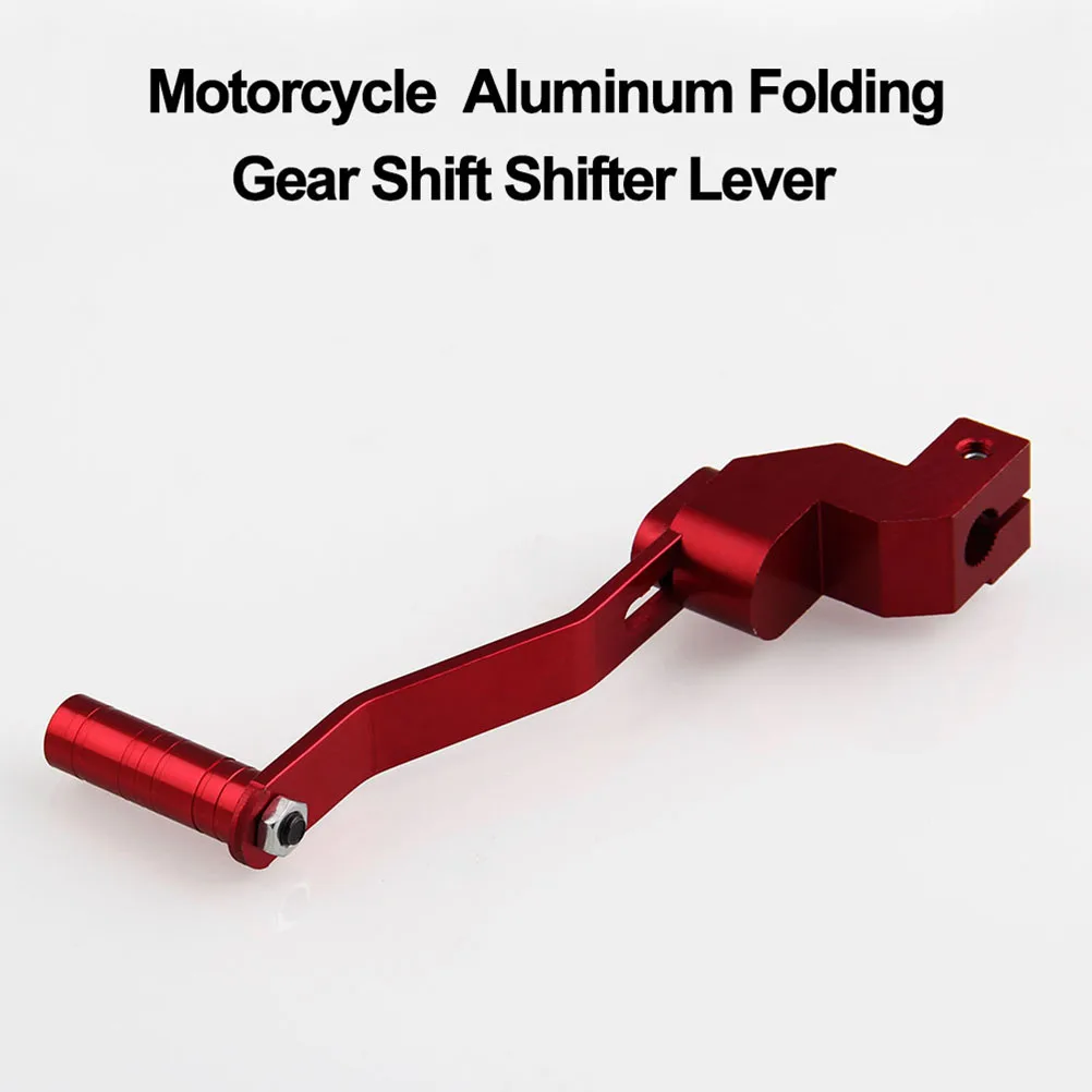 

Aluminum Alloy Gear Lever Motorcycle Footrest Pedal Replacement Red Durable Bike Accessories Performance