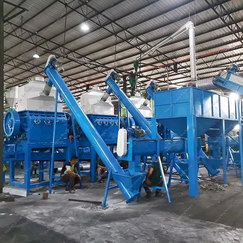 Factory Directly Selling Customization Tire Rubber Powder Tire Recycling Machine Tyre Shredder Plant
