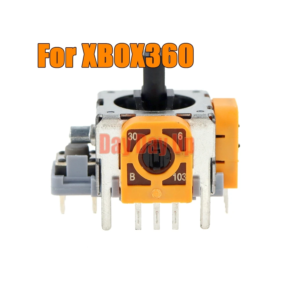 1PC オリジナル新 3D アナログサムスティックセンサーソニー PS2 コントローラ用 Xbox 360 XBOX360 オレンジ