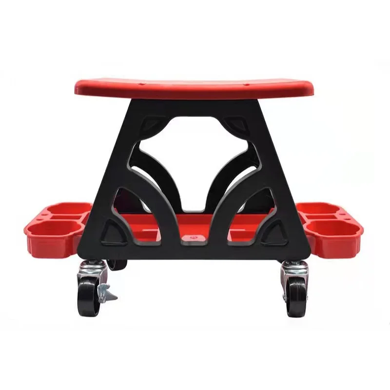 Car Multi-Function Chair Car Detailing Stool Chair with Storage Holder Auto Creeper Stool Chair Auto Wash RepairSupplies