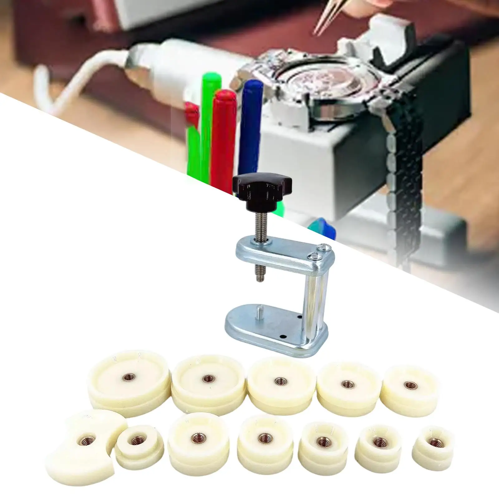 أداة ضغط الساعة، أداة إصلاح أساسية، حافظة ساعة أقرب لصانع الساعات في متجر المجوهرات للبالغين