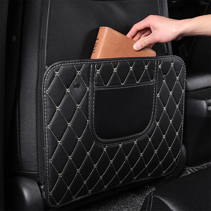 For Rover 75 45 25 200 400 mars Tourer TF Metro P5 Streetwise Car Seat Back Anti Kick Pad Leather Scratch Mat Car Accessories