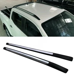 Top Roof Rail for Toyota Hilux Revo 2015-2021 Vigo Dmax High Quality Hilux Accessories Aluminum Pickup Roof Rack Screw Fixation