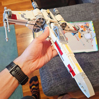 700+PCS Galaxy-Space-Plane Spaceship StarFighters Battle Ship Aircraft Model Building Blocks Bricks Gift Boys Set
