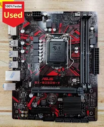 Asus EX-B250M-V 데스크탑 인텔 B250, B250M, DDR4 마더보드, LGA 1151, i7, i5, i3, USB3.0, SATA3, 32GB 중고, 정품