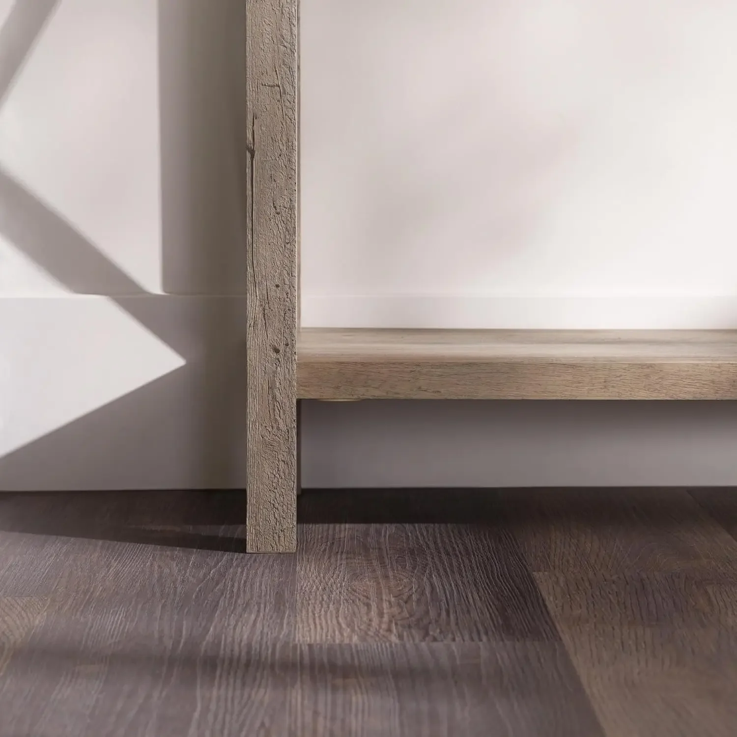 Mesa de entrada X de metal Sedalia Modern Farmhouse, 46 polegadas, cinza