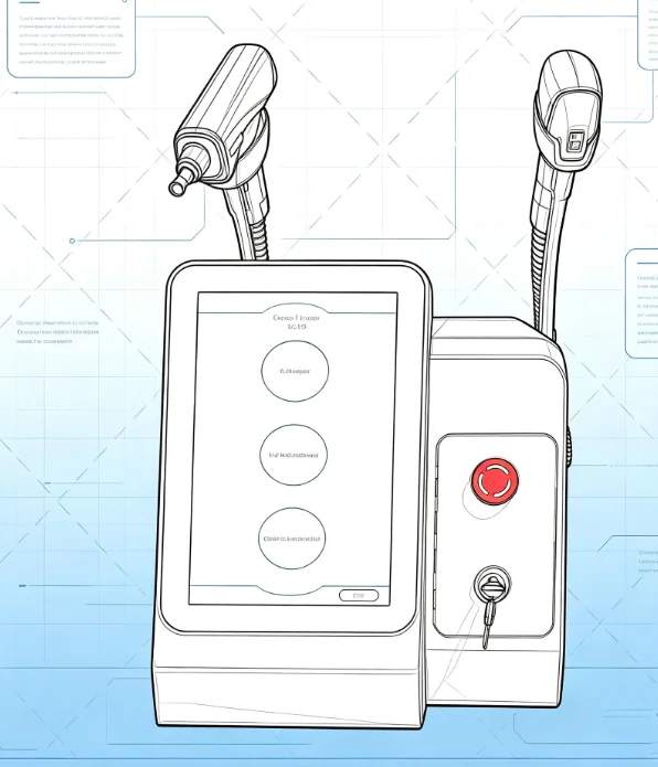 2 In1 Diode Laser Picosecond Machine 5 Wavelengths 755‑1064nm Ice Point Hair Removal Tattoo Removal Beauty Equipment