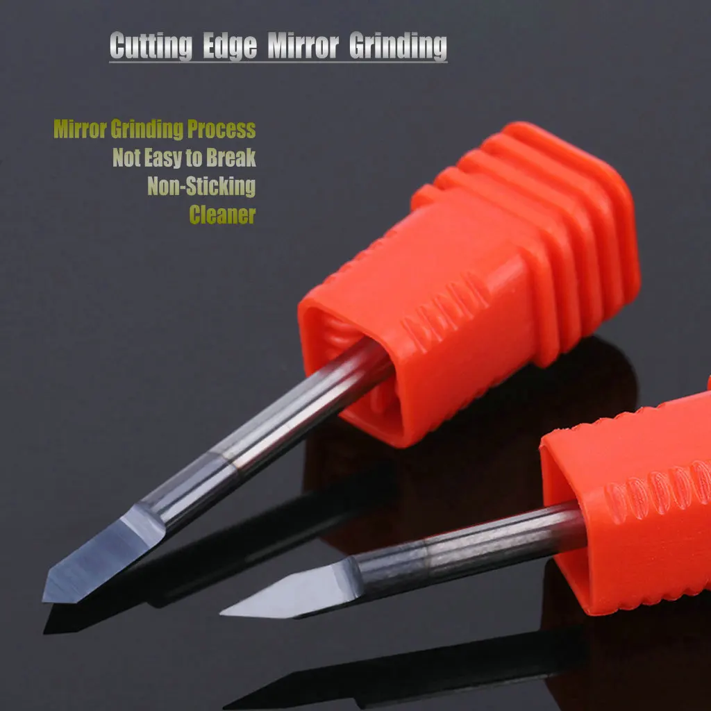 3.175mm V-Carving frez do drewna narzędzie do grawerowania CNC frezy do obróbki drewna węglik wolframu akrylowy frez do cięcia końcowego