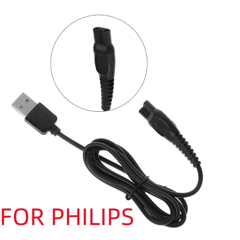 

USB Charging Plug Cable HQ8505 Power Cord Charger Electric Adapter for Philips Shavers 7120 7140 7160 7165 7141 7240 7868