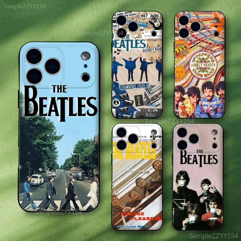 

T-The Band B-BeatlesS Let It Be Phone Case For iPhone 17,16,15,14,13,12,Pro,Max,Plus,E,SE4,Air,Mini Black Soft Funda