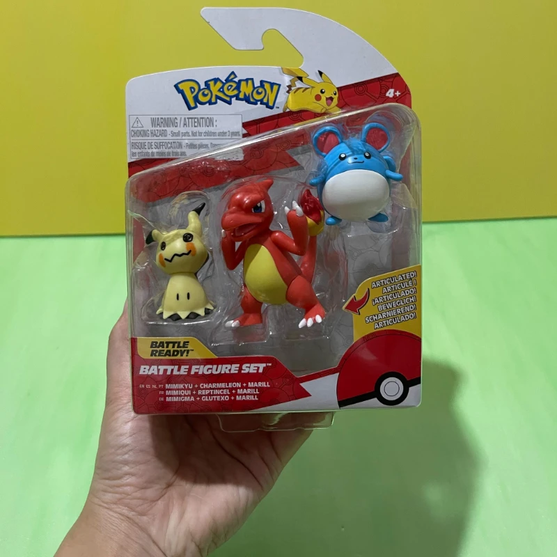 بوكيمون عمل أرقام Wartortle Bulbasaur Charmeleon Luxio Absol Jolteon لعبة مجسمة تحصيل سطح المكتب زخرفة الأطفال هدية