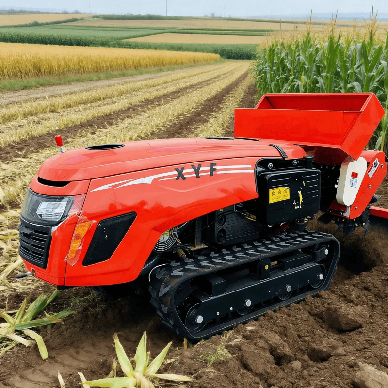

Customized 35HP All-Terrain Crawler Rotary Tiller Mini Agricultural Cultivator