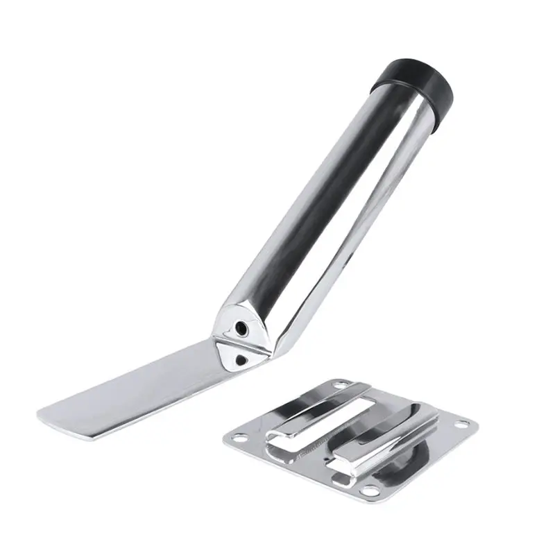 

Yacht 304 Stainless Steel Fishing Rod Holder Marine Yachting Boat Accessory With Removable Mount Bracket Breackt-Boom